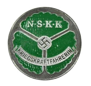German NSKK Female Truck Driver Broche