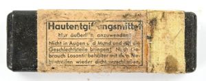 German WH Hautentgiftungsmittel container 1943