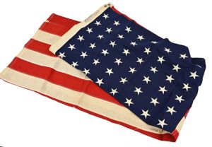 US WW2 48 Star Stars & Stripes National Flag 'Bull-dog'