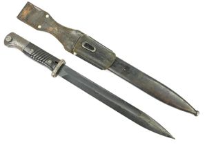 German WH K98 Mauser Bayonet with Frog