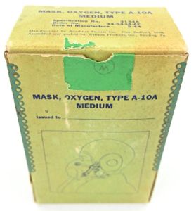 USAAF WW2 A-10A Oxygen Mask Box