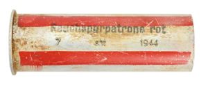 German WH Empty Flare Gun Shell 1944