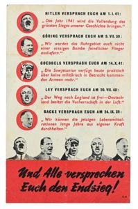 Allied WW2 Droppingsflyer 'Versprechen'