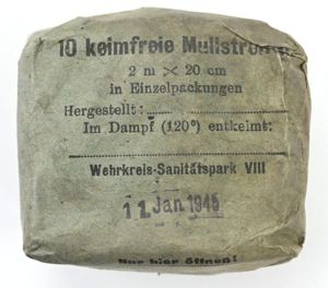 German First Aid Bandage 1945