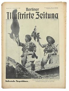 German Berliner Illustrierte Zeitung Newspaper 1940