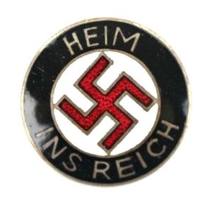 German 'Heim ins Reich' Membership Badge