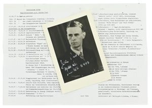 Signature of Kriegsmarine KC-Recipient 'Gustav Poel'