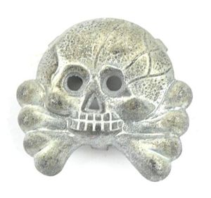 German WH Panzer Collar Tab Skull