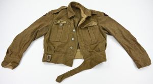 British WW2 P37 Battle Dress RTR Dragoon Guards