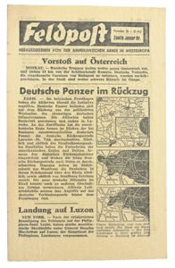 Allied WW2 Droppingsflyer 'Feldpost'