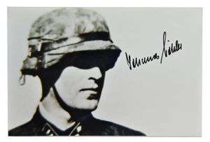 Signature of Waffen-SS KC Recipient 'Johannes Göhler'
