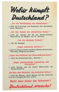 Allied Droppingflyer Wofur Kampft Deutschland?