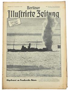 German Berliner Illustrierte Zeitung Newspaper 1940