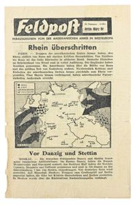 Allied WW2 Droppingsflyer 'Feldpost'