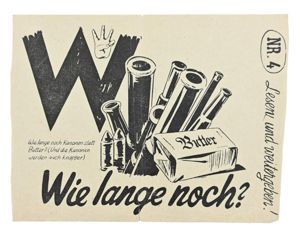 Allied WW2 Droppingsflyer 'Wie Lange Noch?' Part 4