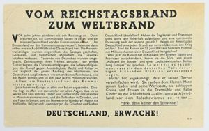Allied WW2 Droppingsflyer 'Deutschland Erwache'
