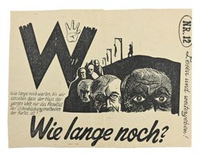 Allied WW2 Droppingsflyer 'Wie Lange Noch?' Part 12