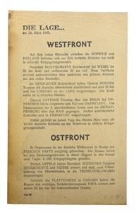 Allied WW2 Droppingsflyer 'Westfront/Ostfront'