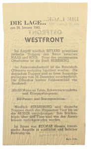 Allied WW2 Droppingsflyer 'Westfront/Ostfront'