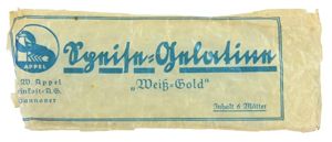 German Third Reich Era Package of Gelatine