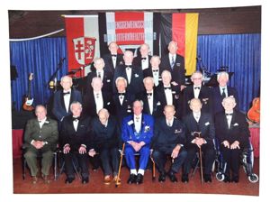 German Postwar Picture of Knight's Cross Recipients of the 'Ordensgemeinschaft …