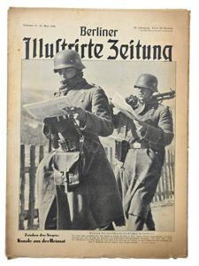 German Berliner Illustrierte Zeitung Newspaper 1940