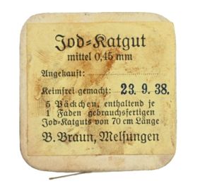 German WH Medical Suture 'Jod-Katgut' Package