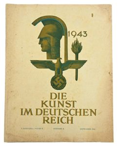 German Third Reich Magazine 'die Kunst im Dritten Reich' 1943
