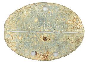 German WH Dog-Tag 'J. G. Ers. Kp. 10'