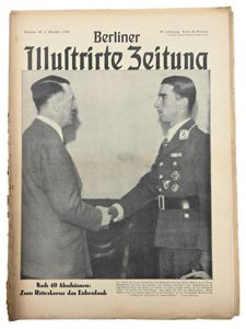 German Berliner Illustrierte Zeitung Newspaper 1940