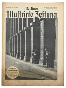 German Berliner Illustrierte Zeitung Newspaper 1940