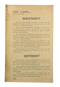 Allied WW2 Droppingsflyer 'Westfront/Ostfront'