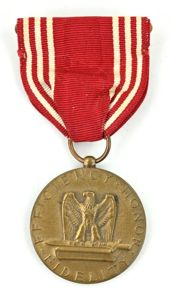 US WW2 Good Conduct Medal 'Leonard R. Comer'