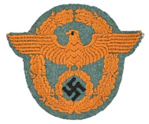 German Police/Feldgendarmerie Sleeve Eagle