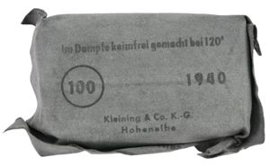 German WW2 Waterproof First Aid Pack 1940