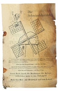 Allied WW2 Droppingsflyer 'Die Schwindelmuhle'