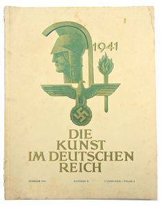 German Third Reich Magazine 'die Kunst im Dritten Reich' 1941