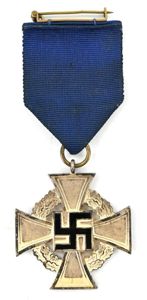 German 25 Years Faithfull Service Medal