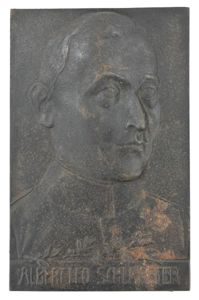 German Wall Plaque 'Albert Leo Schlageter'