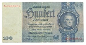 German Third Reich period Banknote