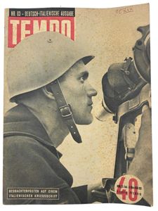 German/Italian Magazine 'Tempo' 1943