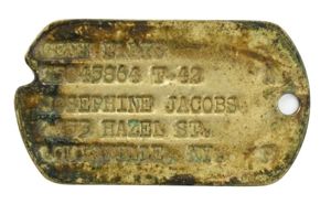 US WW2 Dog-Tag 'Gene Ellis'