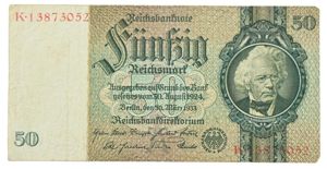 German Third Reich period Banknote