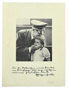 German Adolf Hitler Print 'Deutscher Hof'