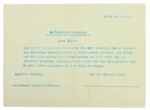 German WH Reward Certificate Italian Worker