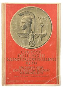German Third Reich Art Catalogus 1939