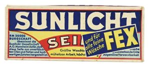 German Third Reich Era Soap Package