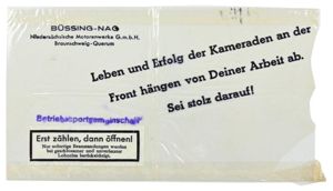German Third Reich Era Payment Bag