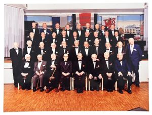 German Postwar Picture of Knight's Cross Recipients of the 'Ordensgemeinschaft …