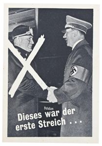 Allied WW2 Droppingsflyer 'Erste Streich'